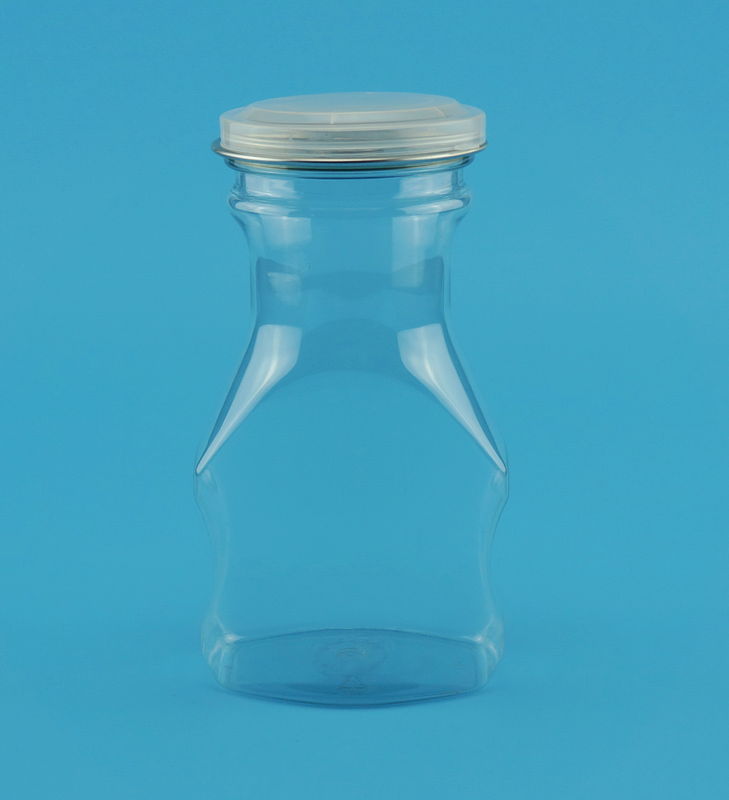 460Ml Clear Plastic Jars Food Grade PET Material 40 Degree Resistance